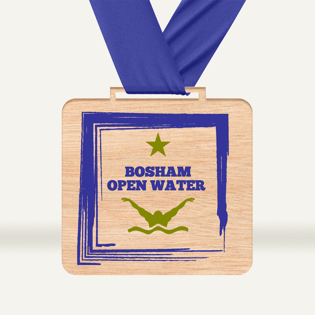 Wooden Eco Medal | Custom Square