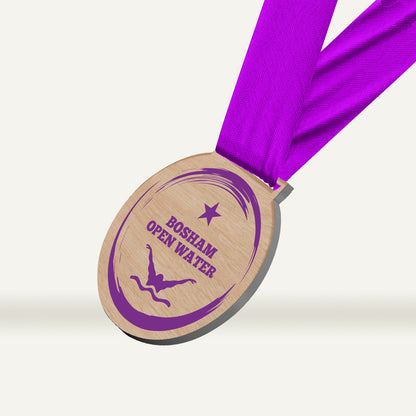 Wooden Eco Medal | Custom Circle